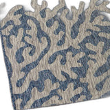 8' X 9' Blue And Gray Indoor Outdoor Area Rug - Homeroots - Flyclothing LLC