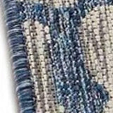 8' X 9' Blue And Gray Indoor Outdoor Area Rug - Homeroots - Flyclothing LLC