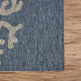 8' X 9' Blue And Gray Indoor Outdoor Area Rug - Homeroots - Flyclothing LLC