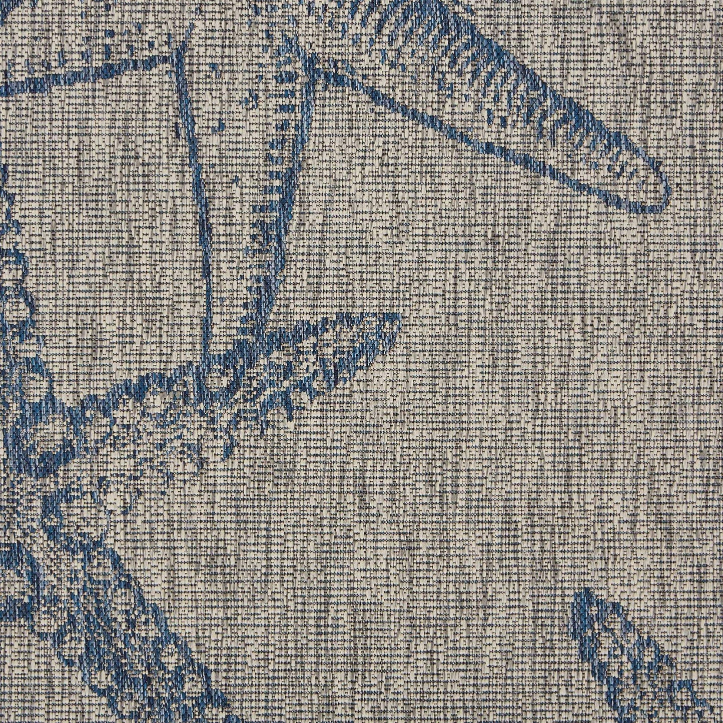 5' X 7' Blue And Gray Indoor Outdoor Area Rug - Homeroots - Flyclothing LLC