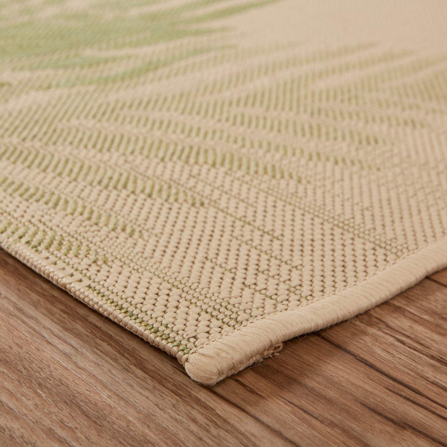 2' X 3' Beige Floral Indoor Outdoor Area Rug - Homeroots - Flyclothing LLC