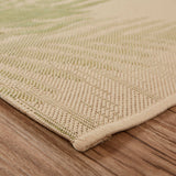 2' X 3' Beige Floral Indoor Outdoor Area Rug - Homeroots - Flyclothing LLC