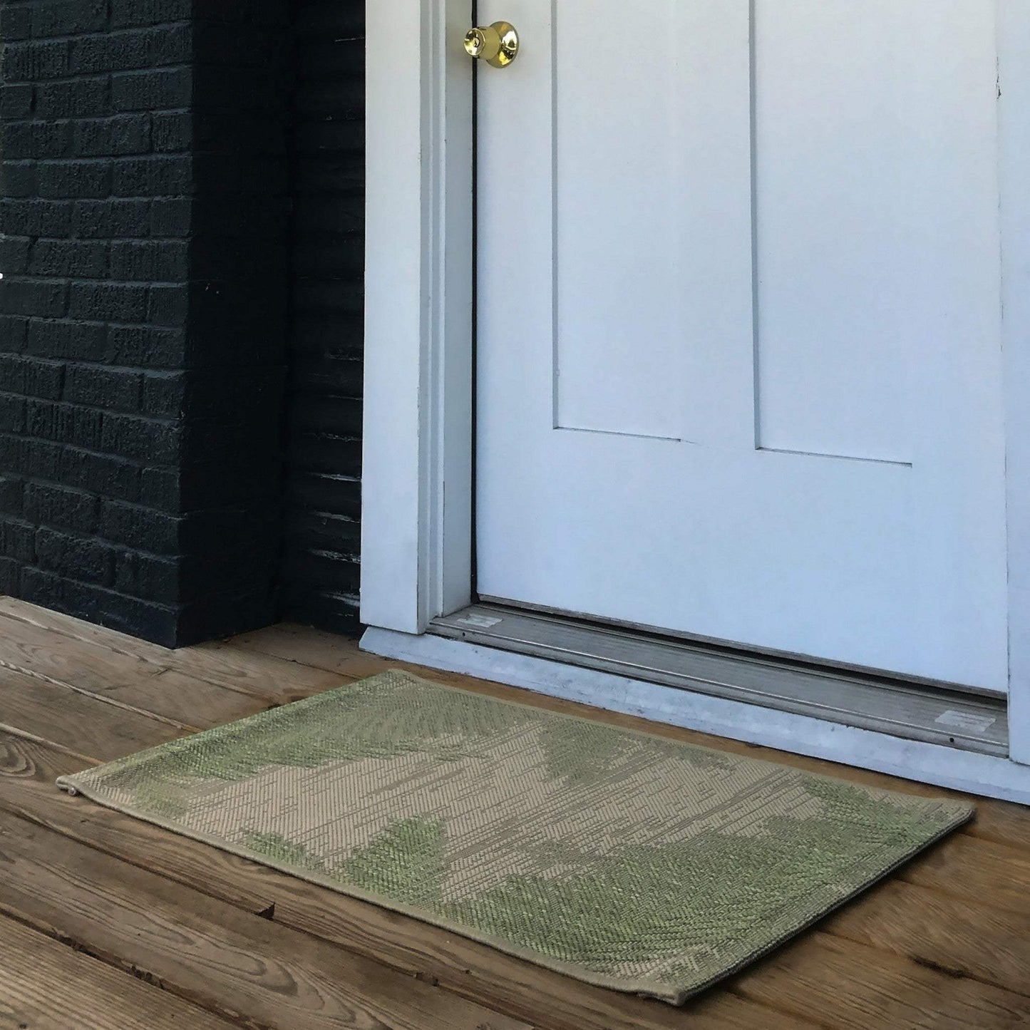 2' X 3' Beige Floral Indoor Outdoor Area Rug - Homeroots - Flyclothing LLC