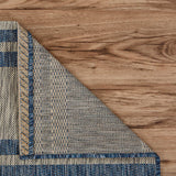 8' X 9' Blue And Gray Indoor Outdoor Area Rug - Homeroots - Flyclothing LLC