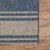 8' X 9' Blue And Gray Indoor Outdoor Area Rug - Homeroots - Flyclothing LLC