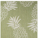 8' X 10' Green Floral Indoor Outdoor Area Rug - Homeroots - Flyclothing LLC