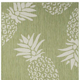 8' X 10' Green Floral Indoor Outdoor Area Rug - Homeroots - Flyclothing LLC
