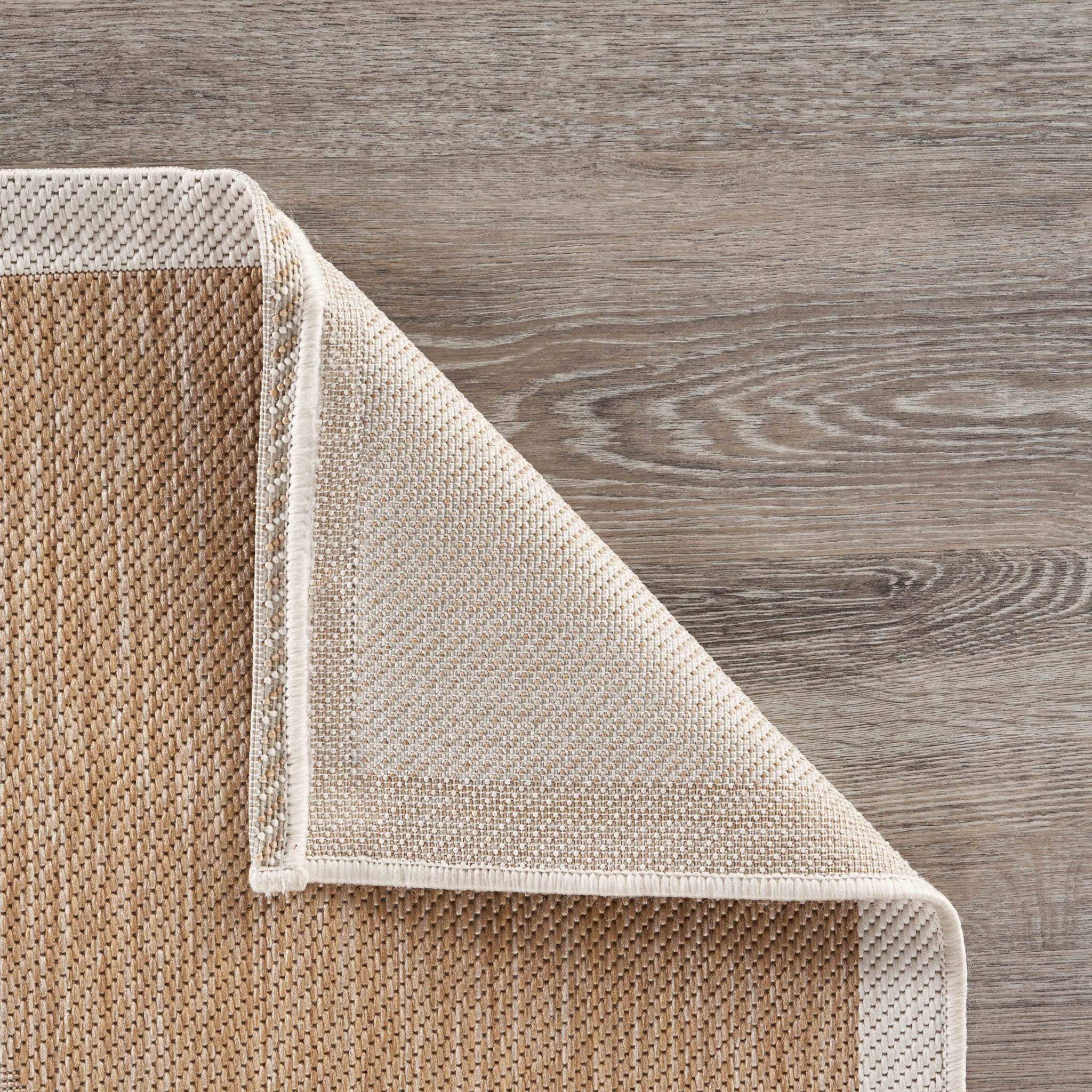 8' X 10' Beige Floral Indoor Outdoor Area Rug - Homeroots - Flyclothing LLC