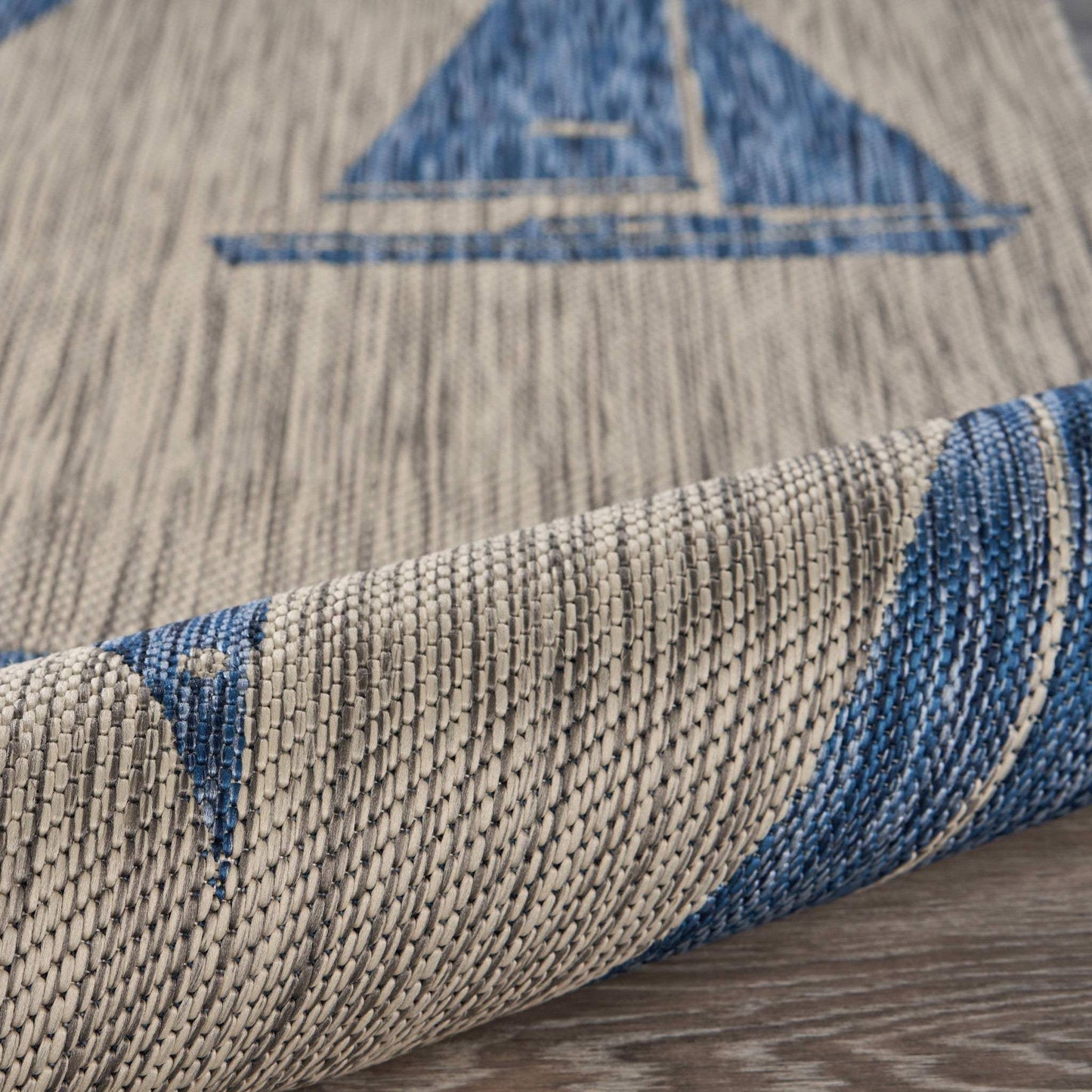 5' X 7' Gray Indoor Outdoor Area Rug - Homeroots - Flyclothing LLC