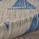 5' X 7' Gray Indoor Outdoor Area Rug - Homeroots - Flyclothing LLC