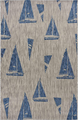 8' X 10' Gray Indoor Outdoor Area Rug - Homeroots - Flyclothing LLC