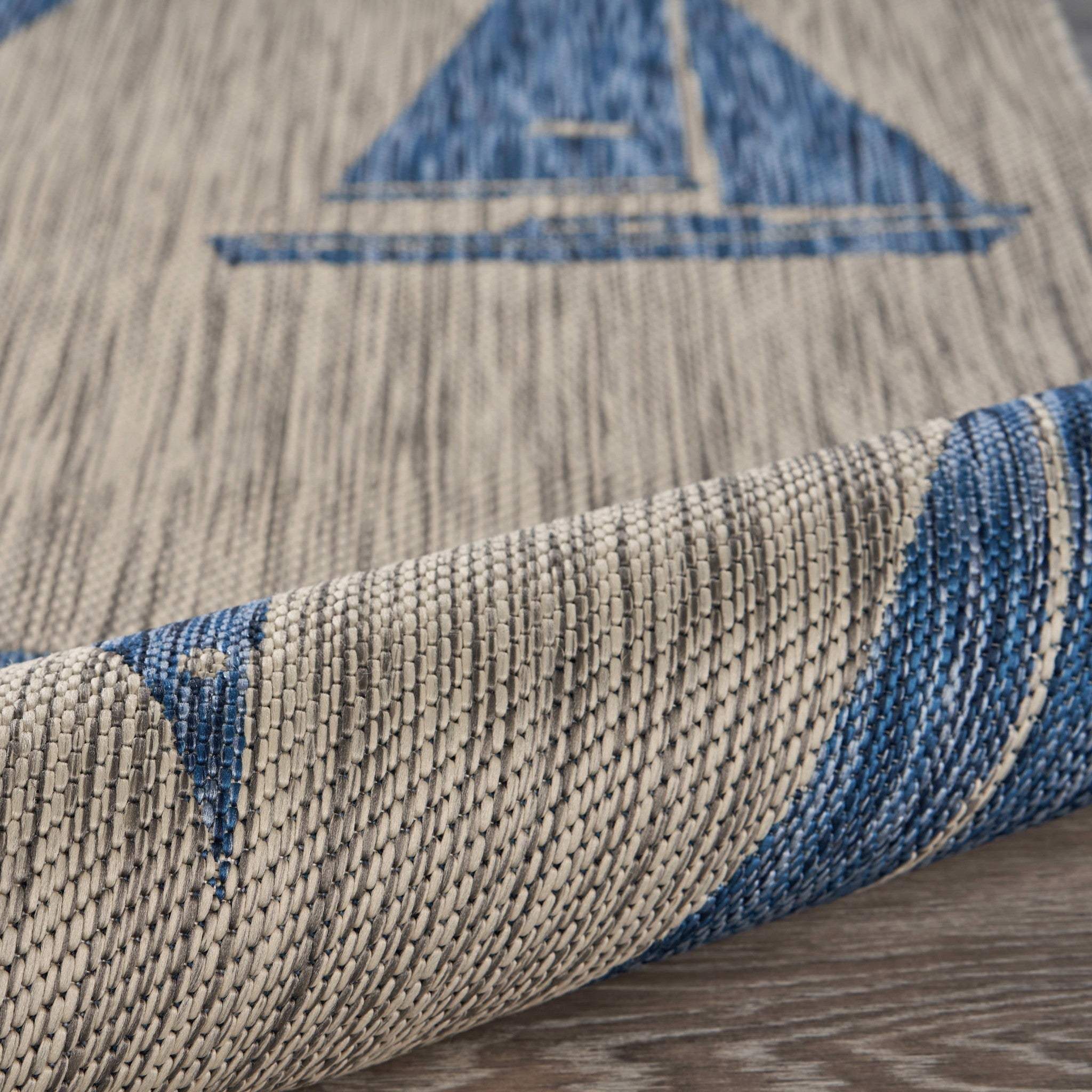 8' X 10' Gray Indoor Outdoor Area Rug - Homeroots - Flyclothing LLC