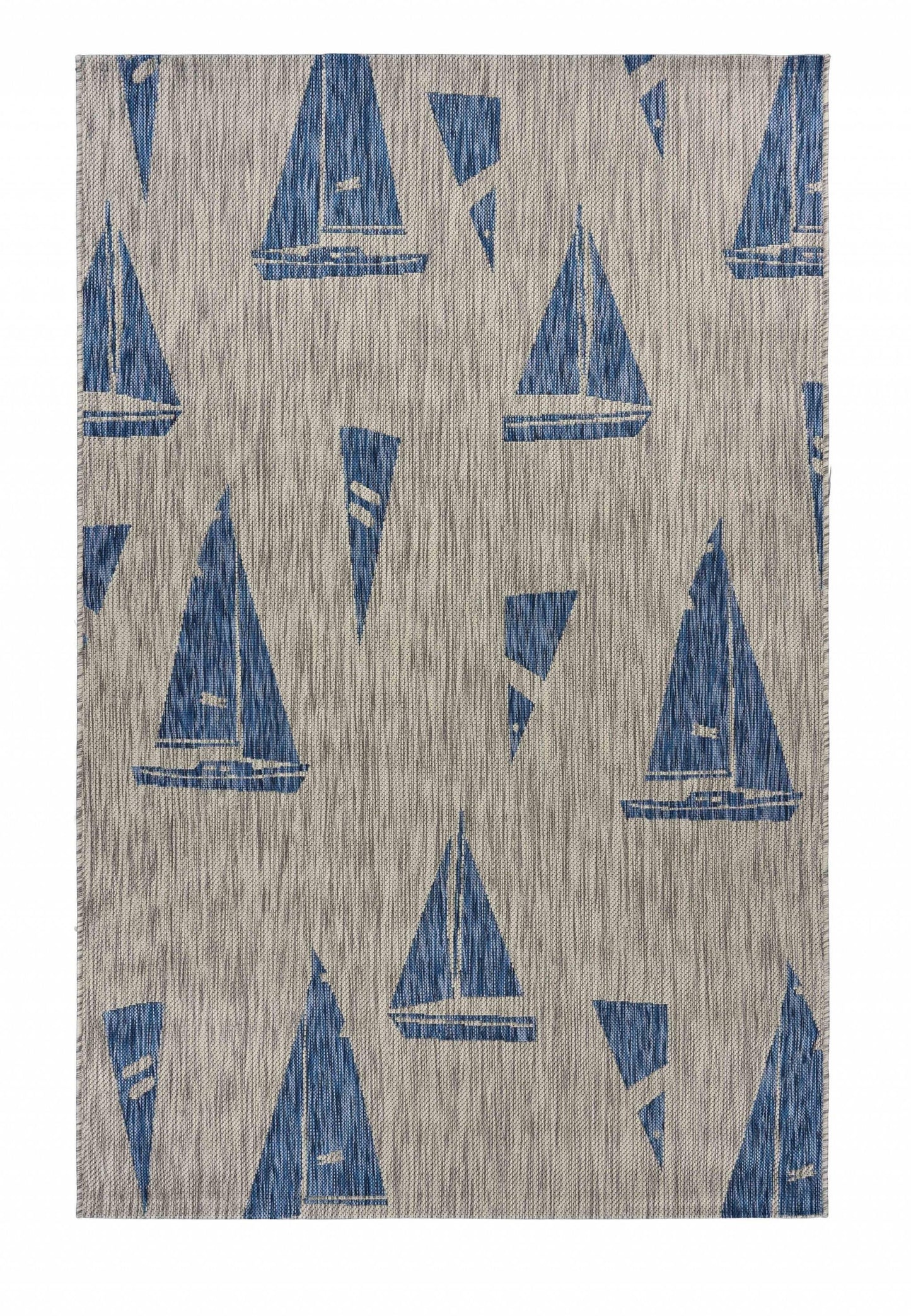 8' X 10' Gray Indoor Outdoor Area Rug - Homeroots - Flyclothing LLC