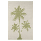 5' X 7' Beige Floral Indoor Outdoor Area Rug - Homeroots - Flyclothing LLC