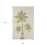 8' X 10' Beige Floral Indoor Outdoor Area Rug - Homeroots - Flyclothing LLC