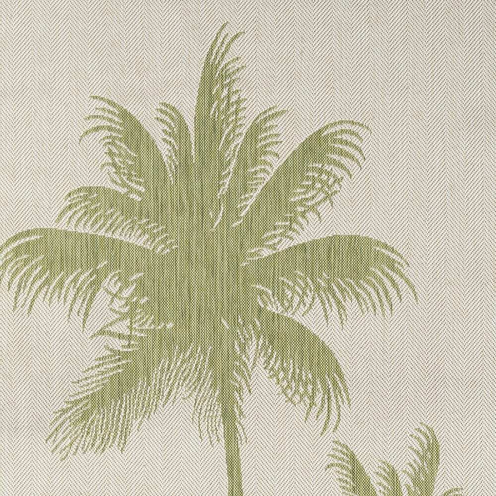 8' X 10' Beige Floral Indoor Outdoor Area Rug - Homeroots - Flyclothing LLC