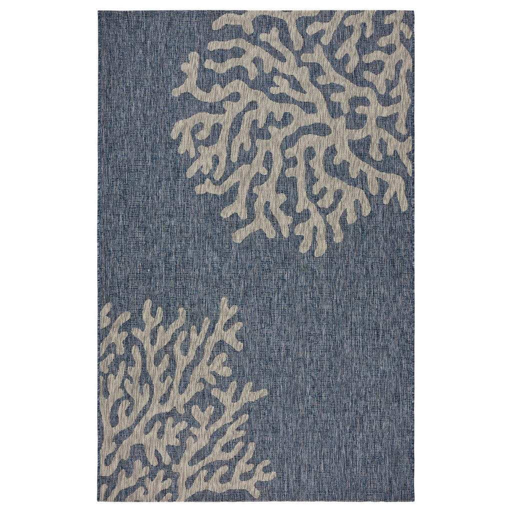 2' X 3' Blue And Gray Indoor Outdoor Area Rug - Homeroots - Flyclothing LLC