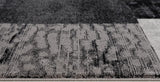 13' Runner Grey Checkered Power Loom Runner Rug - Homeroots