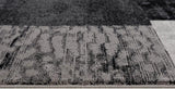2' X 5' Grey Checkered Area Rug - Homeroots