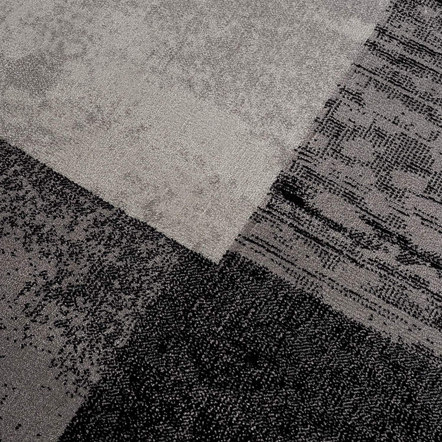 3' X 5' Gray Checkered Power Loom Area Rug - Homeroots - Flyclothing LLC