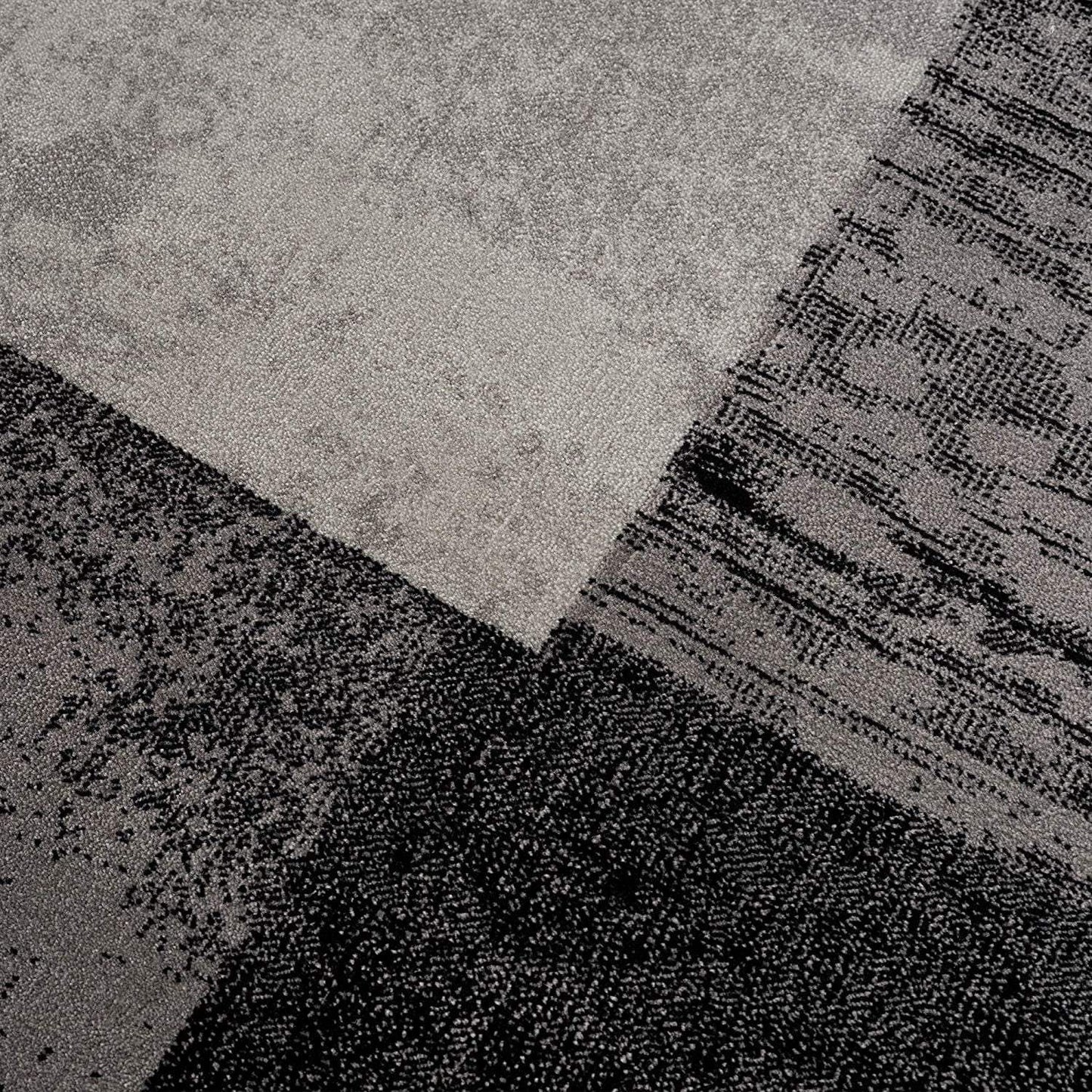 8' X 10' Gray Checkered Dhurrie Area Rug - Homeroots - Flyclothing LLC
