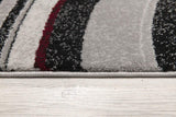 8' X 10' Gray Abstract Dhurrie Area Rug - Homeroots - Flyclothing LLC