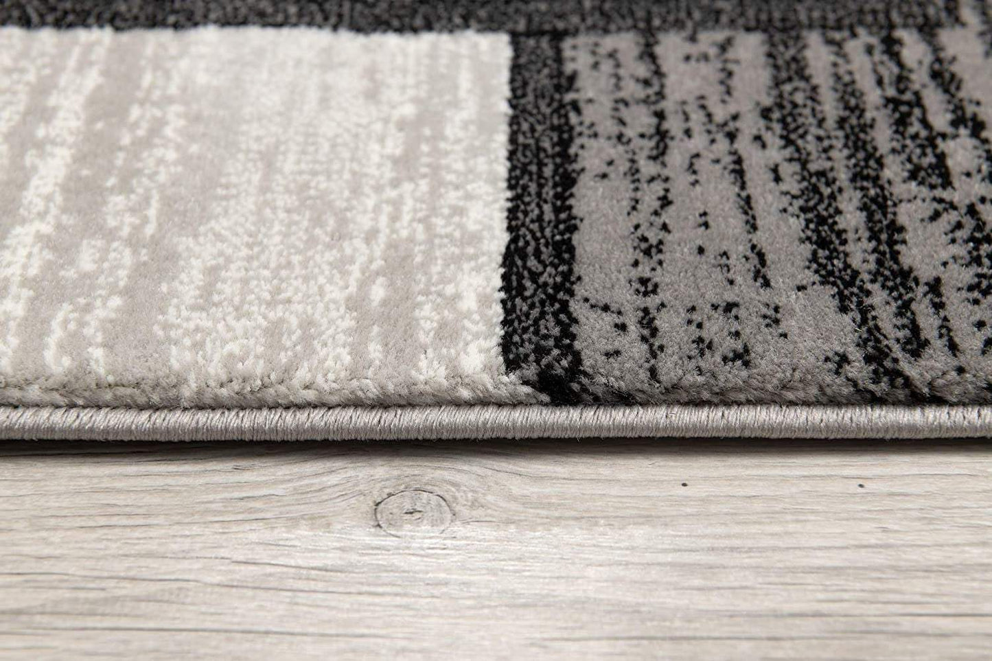 4' X 6' Gray Abstract Power Loom Area Rug - Homeroots - Flyclothing LLC