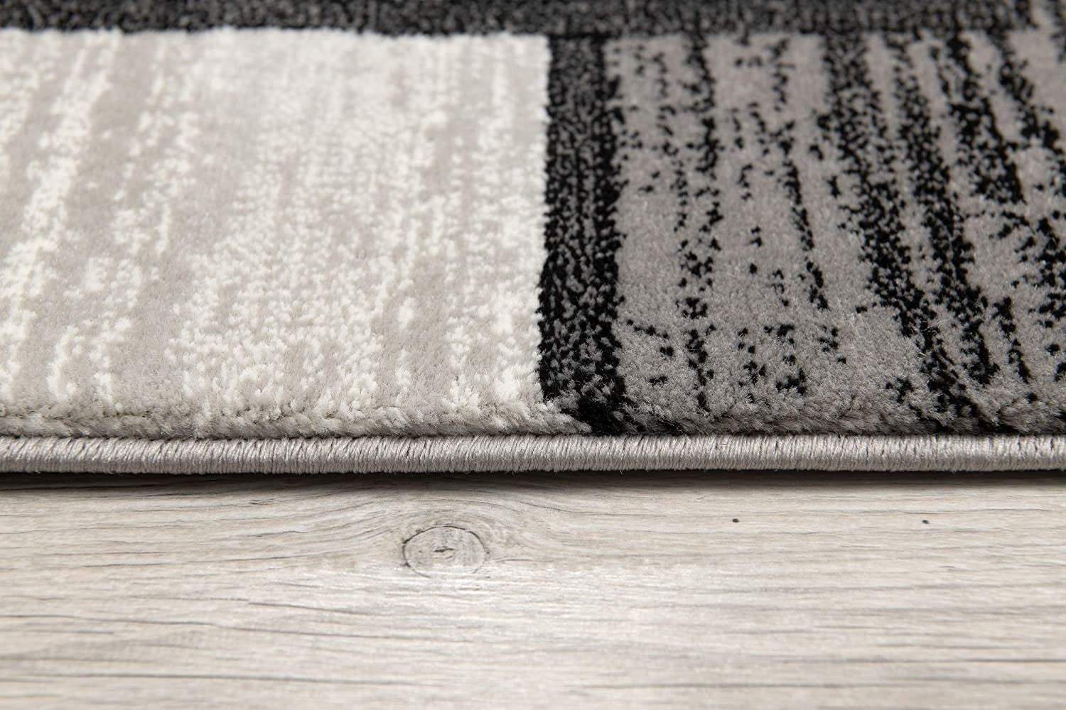 4' X 6' Gray Abstract Power Loom Area Rug - Homeroots - Flyclothing LLC