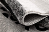 4' X 6' Gray Abstract Power Loom Area Rug - Homeroots - Flyclothing LLC