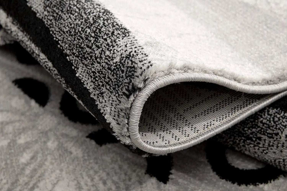 6' X 9' Gray Abstract Dhurrie Area Rug - Homeroots - Flyclothing LLC