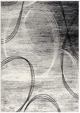 8' X 10' Gray Abstract Dhurrie Area Rug - Homeroots - Flyclothing LLC