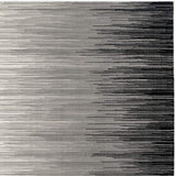 2' X 20' Black Transitional Striped Runner Rug - Homeroots