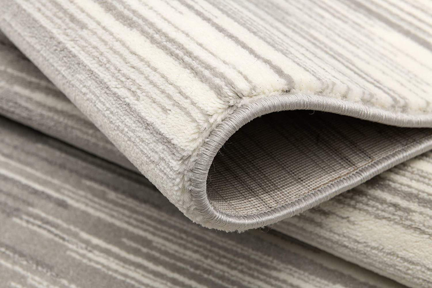 4' X 6' Black Abstract Power Loom Area Rug - Homeroots - Flyclothing LLC