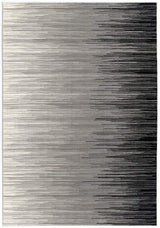 5' X 7' Black Abstract Dhurrie Area Rug - Homeroots - Flyclothing LLC