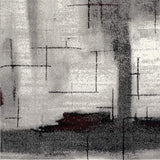 2' X 5' Grey Abstract Area Rug - Homeroots - Flyclothing LLC
