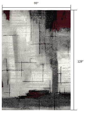 8' X 10' Gray Abstract Dhurrie Area Rug - Homeroots - Flyclothing LLC