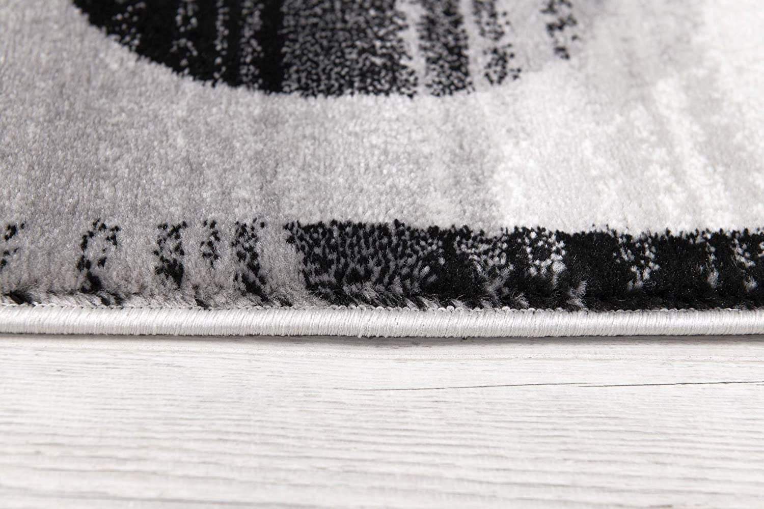 8' X 10' Gray Abstract Dhurrie Area Rug - Homeroots - Flyclothing LLC