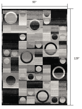 8' X 10' Gray Abstract Dhurrie Area Rug - Homeroots - Flyclothing LLC