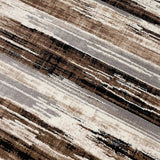 20' Beige Striped Dhurrie Runner Rug - Homeroots - Flyclothing LLC