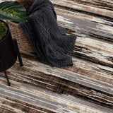 2' X 8' Beige Rustic Strokes Runner Rug - Homeroots - Flyclothing LLC