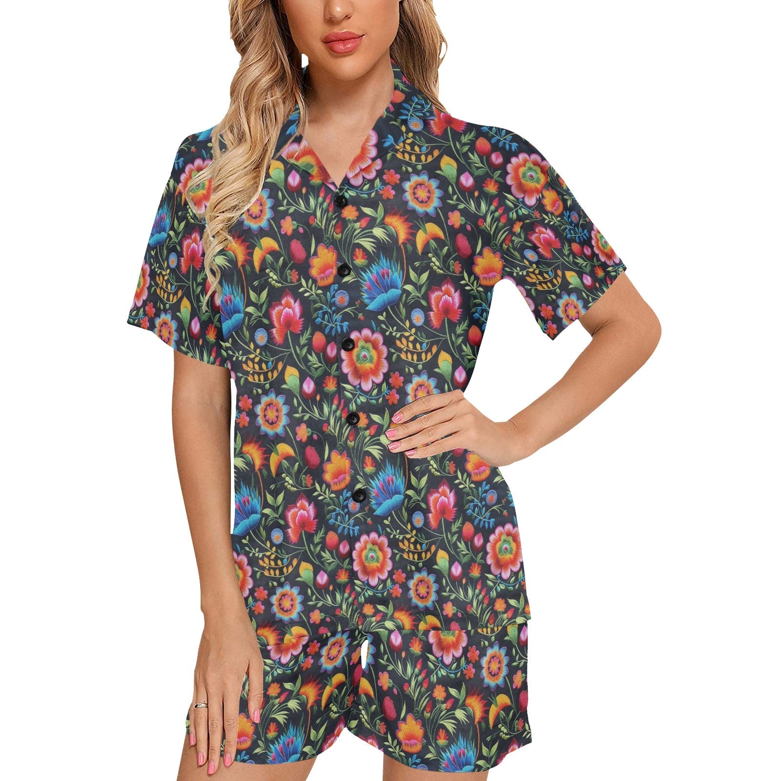 Baha Ranch Talavera Print Women's Western Pajama Set