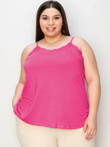 Basic Bae Full Size Lace Trim V-Neck Cami - ShopBasicbae - Flyclothing LLC