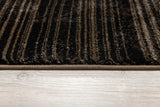 2' X 4' Brown Abstract Dhurrie Area Rug - Homeroots