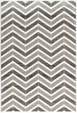 3' X 5' Gray Chevron Power Loom Area Rug - Homeroots - Flyclothing LLC