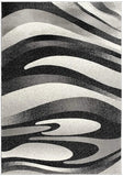 13' Runner Gray Abstract Dhurrie Runner Rug - Homeroots