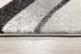 5' X 7' Gray Abstract Dhurrie Area Rug - Homeroots - Flyclothing LLC