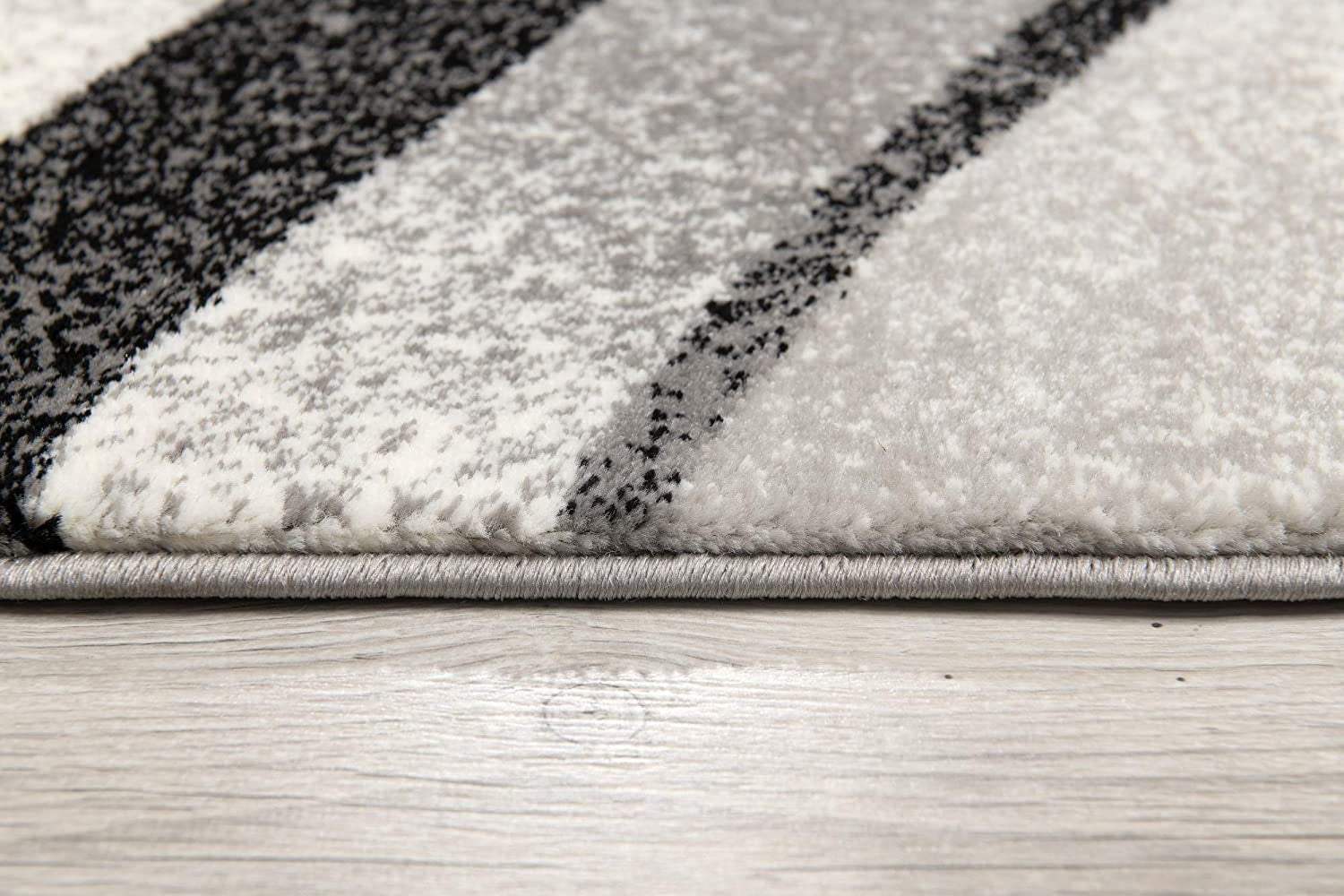 5' X 7' Gray Abstract Dhurrie Area Rug - Homeroots - Flyclothing LLC
