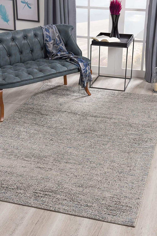 5' X 8' Blue And Gray Distressed Area Rug - Homeroots - Flyclothing LLC
