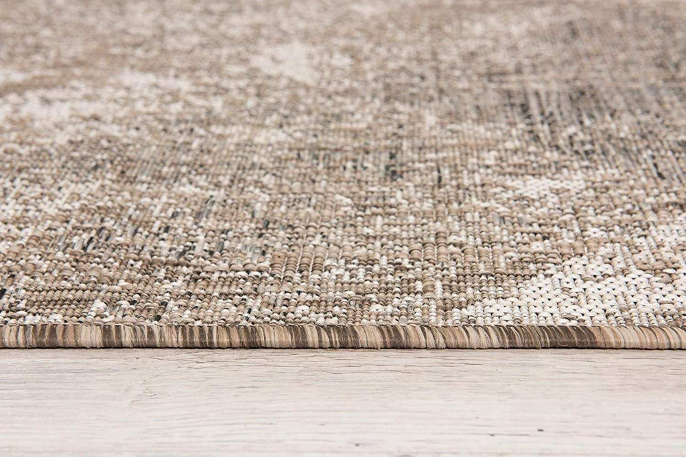 3' X 5' Ivory Distressed Diamonds Area Rug - Homeroots - Flyclothing LLC