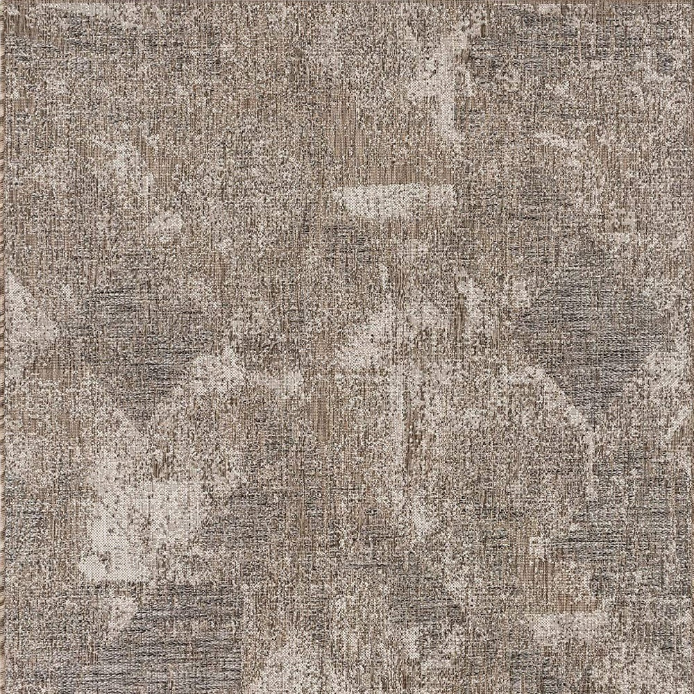 5' X 7' Gray and Ivory Abstract Area Rug